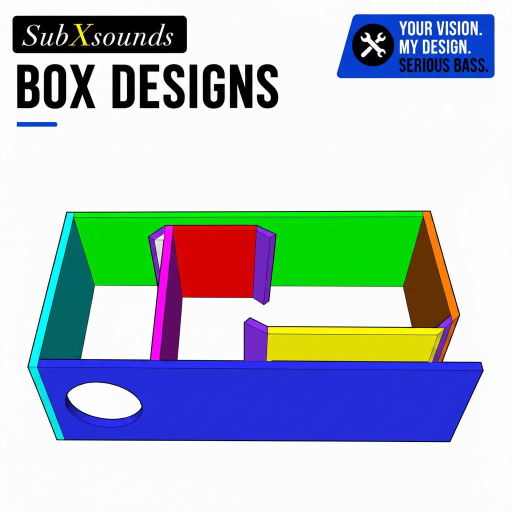 Bass Reflex 6th Order (DBR) Bandpass Subwoofer Box Design
