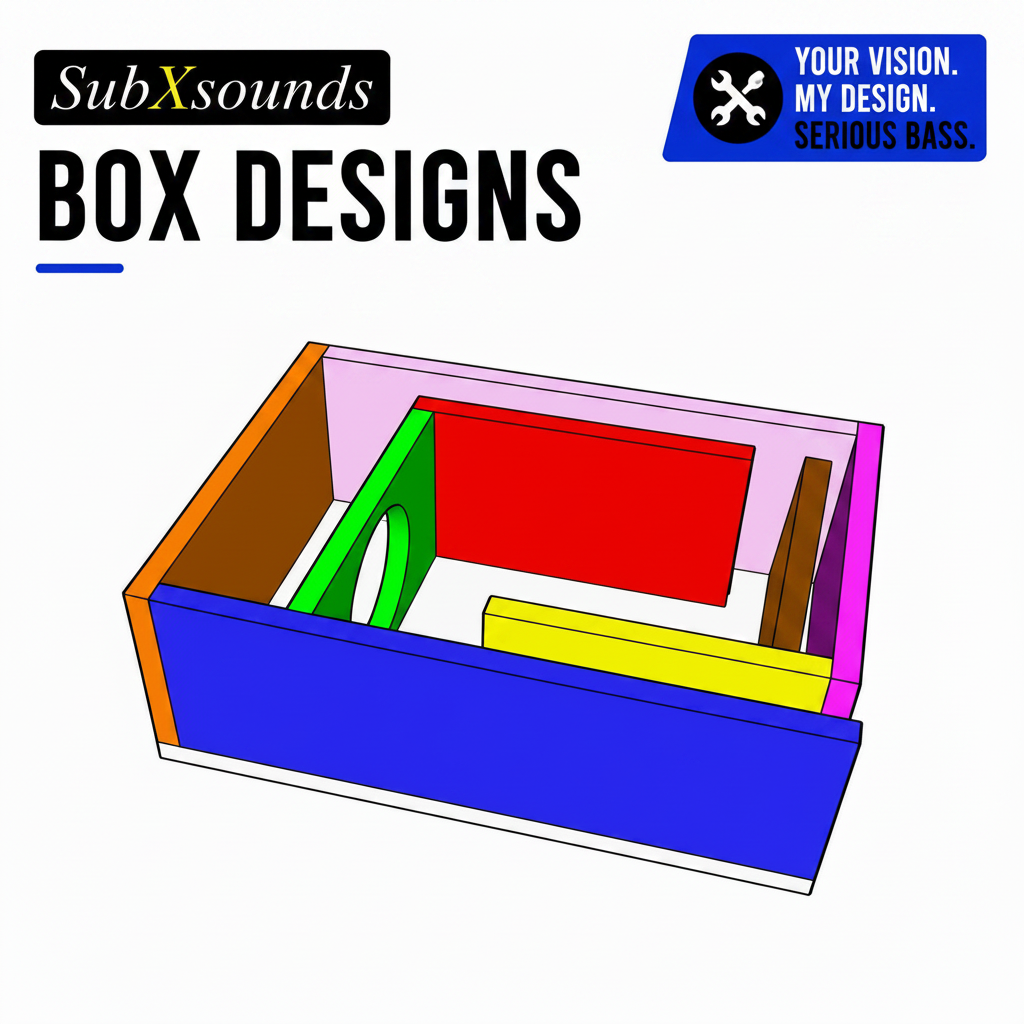 6th Order-Series Bandpass Subwoofer Box Design