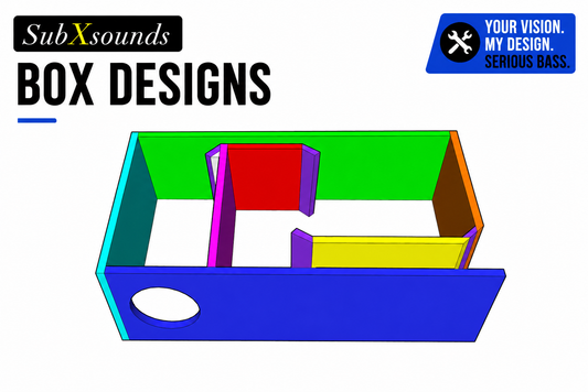 Bass Reflex 6th Order (DBR) Bandpass Subwoofer Box Design