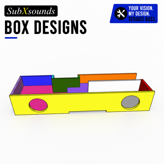 Ported Underseat Truck Subwoofer Box Design