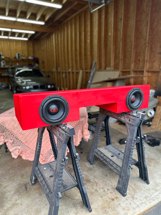 Custom Underseat Subwoofer Truck Box-Ported